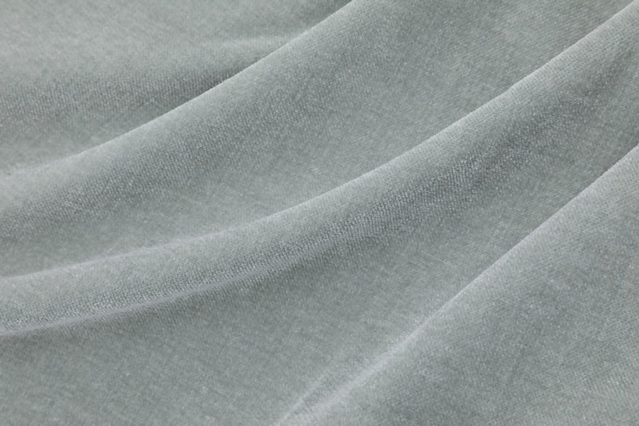 Recycled fiber chenille sofa fabric polyester solid upholstery fabric soft hand feeling high-grade decorative fabric